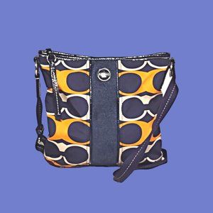 Coach Linear Monogram Convertible Bag